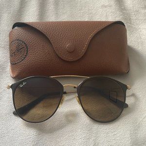 Ray-Ban RB3546 Polished Brown On Gold